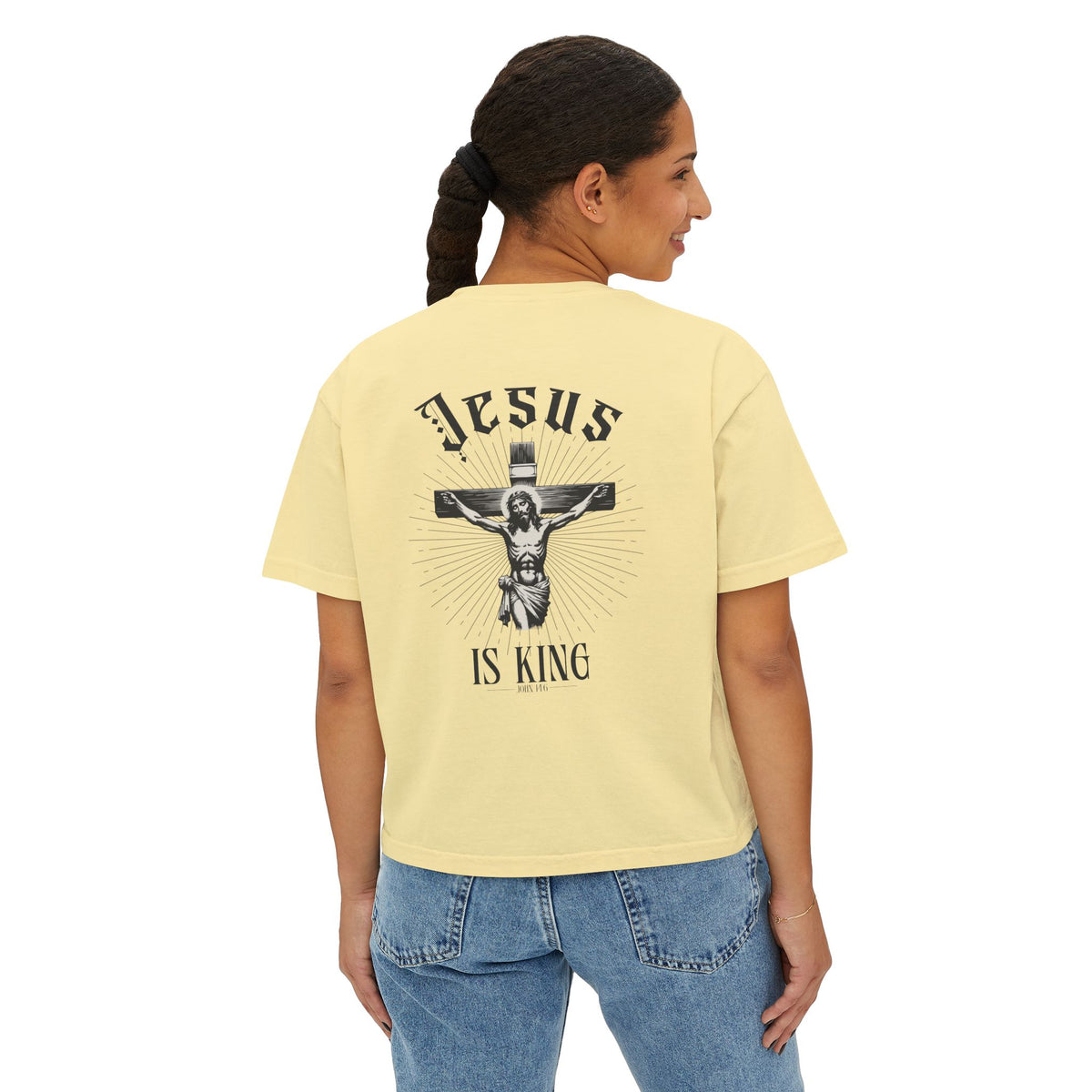JESUS IS KING WOMENS TEE