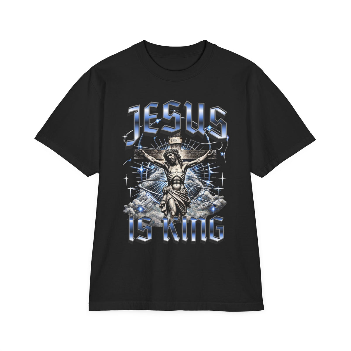 JESUS IS KING Y2K TEE