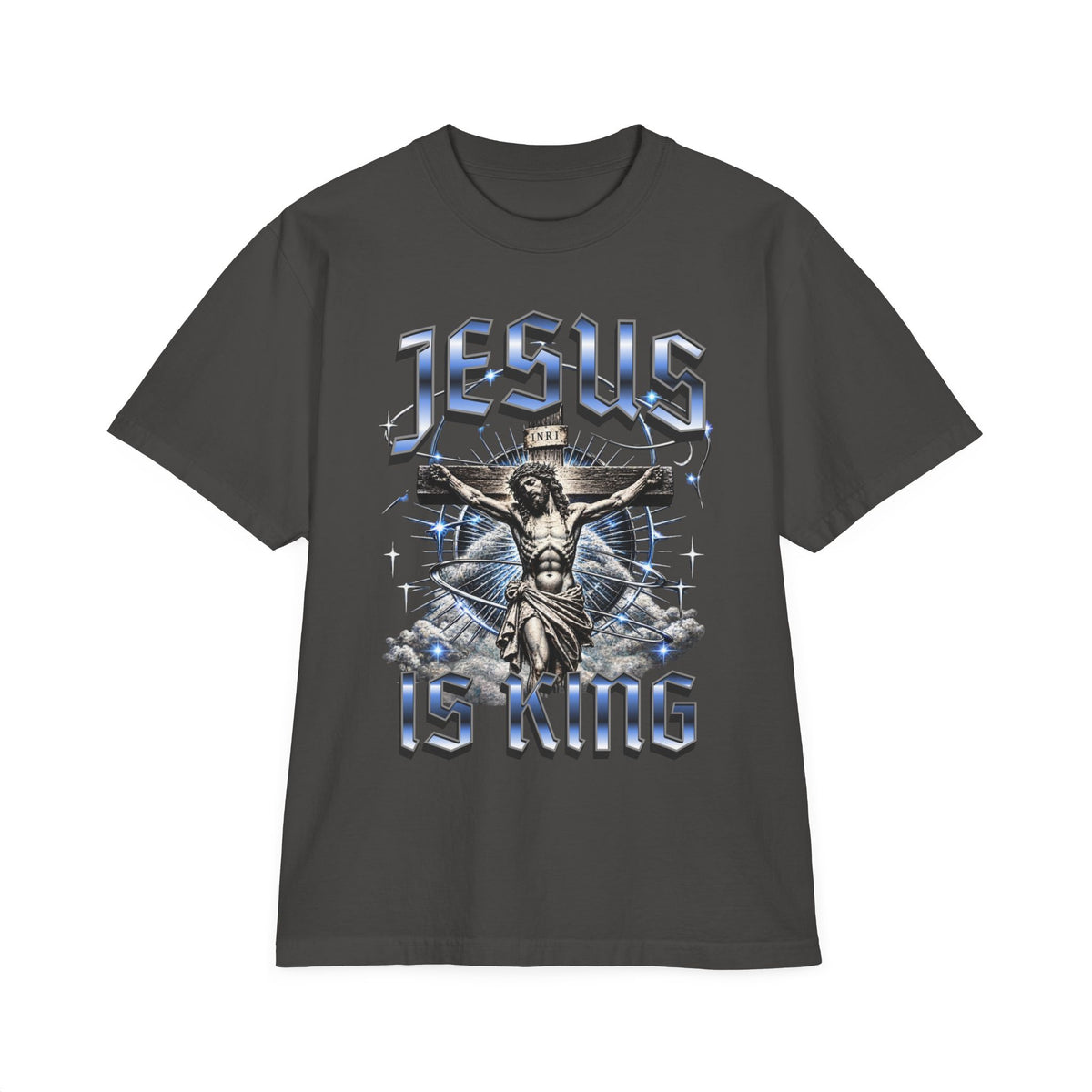 JESUS IS KING Y2K TEE