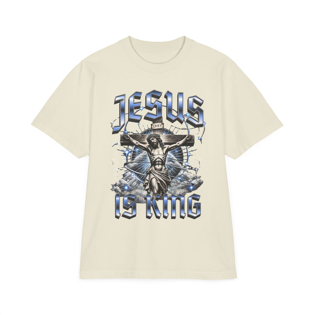 JESUS IS KING Y2K TEE