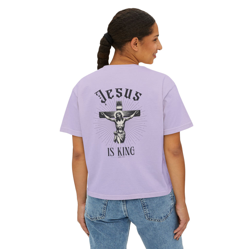 JESUS IS KING WOMENS TEE