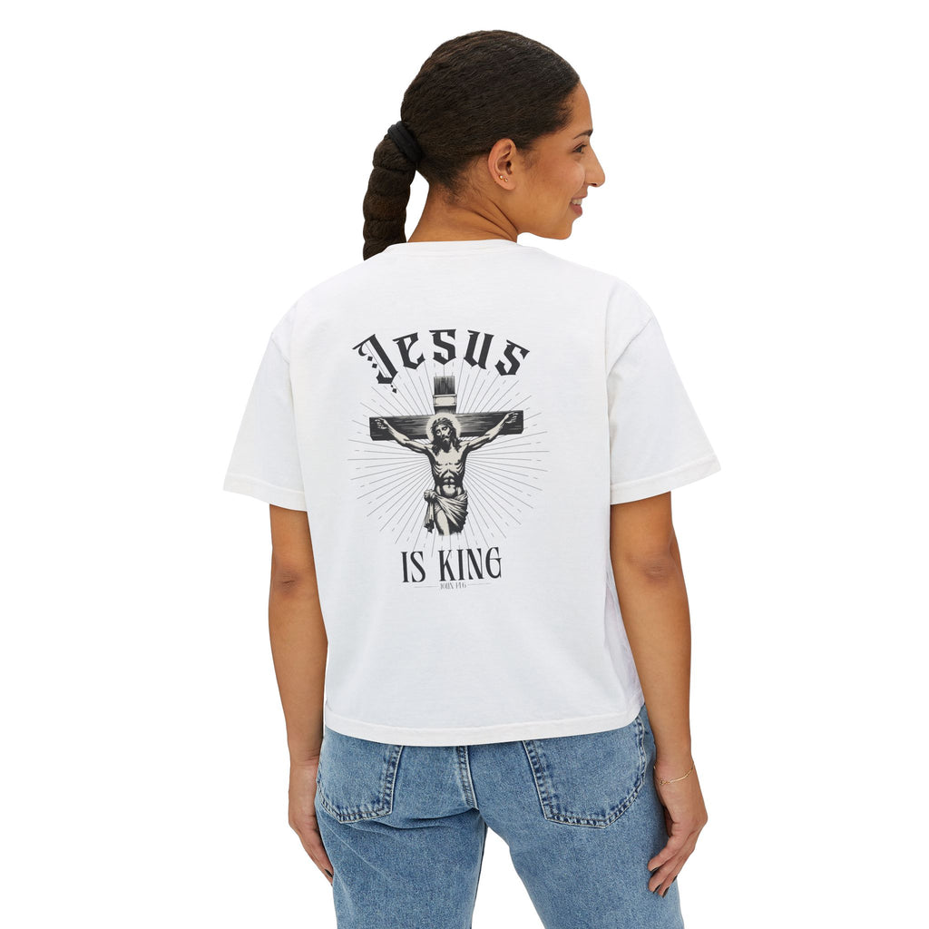 JESUS IS KING WOMENS TEE