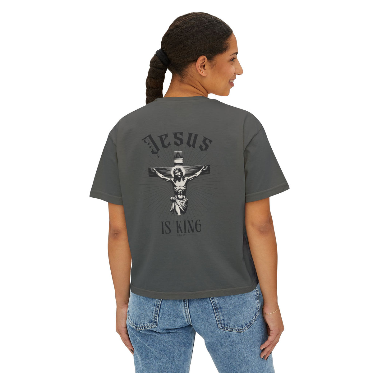 JESUS IS KING WOMENS TEE