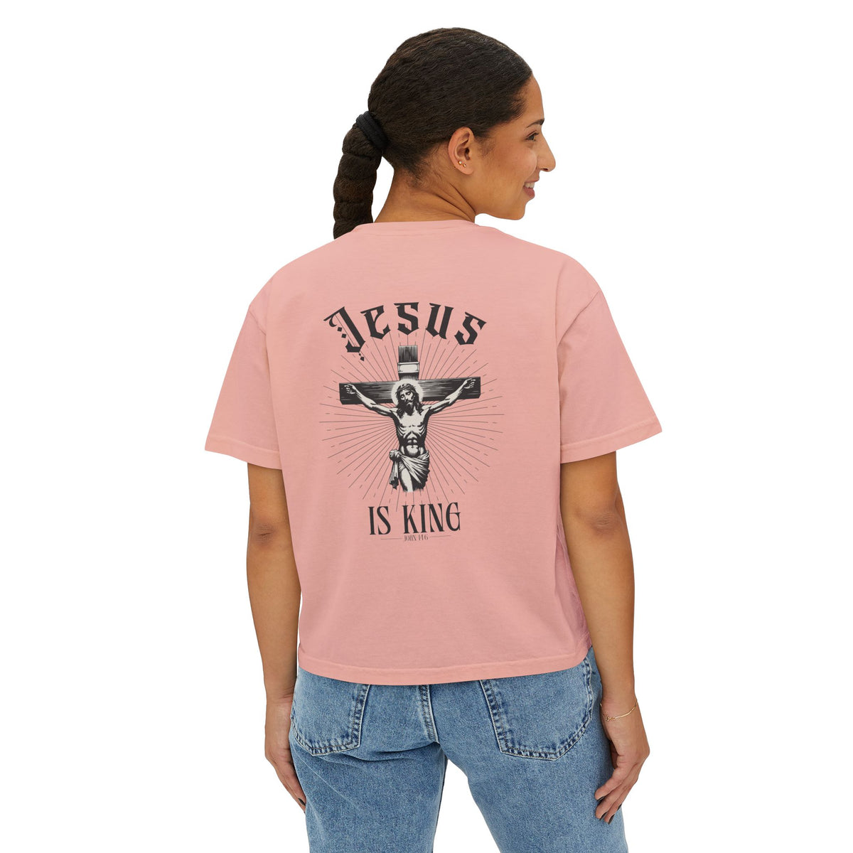 JESUS IS KING WOMENS TEE