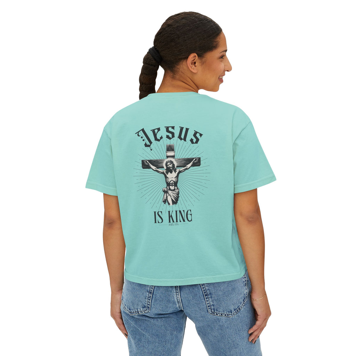 JESUS IS KING WOMENS TEE